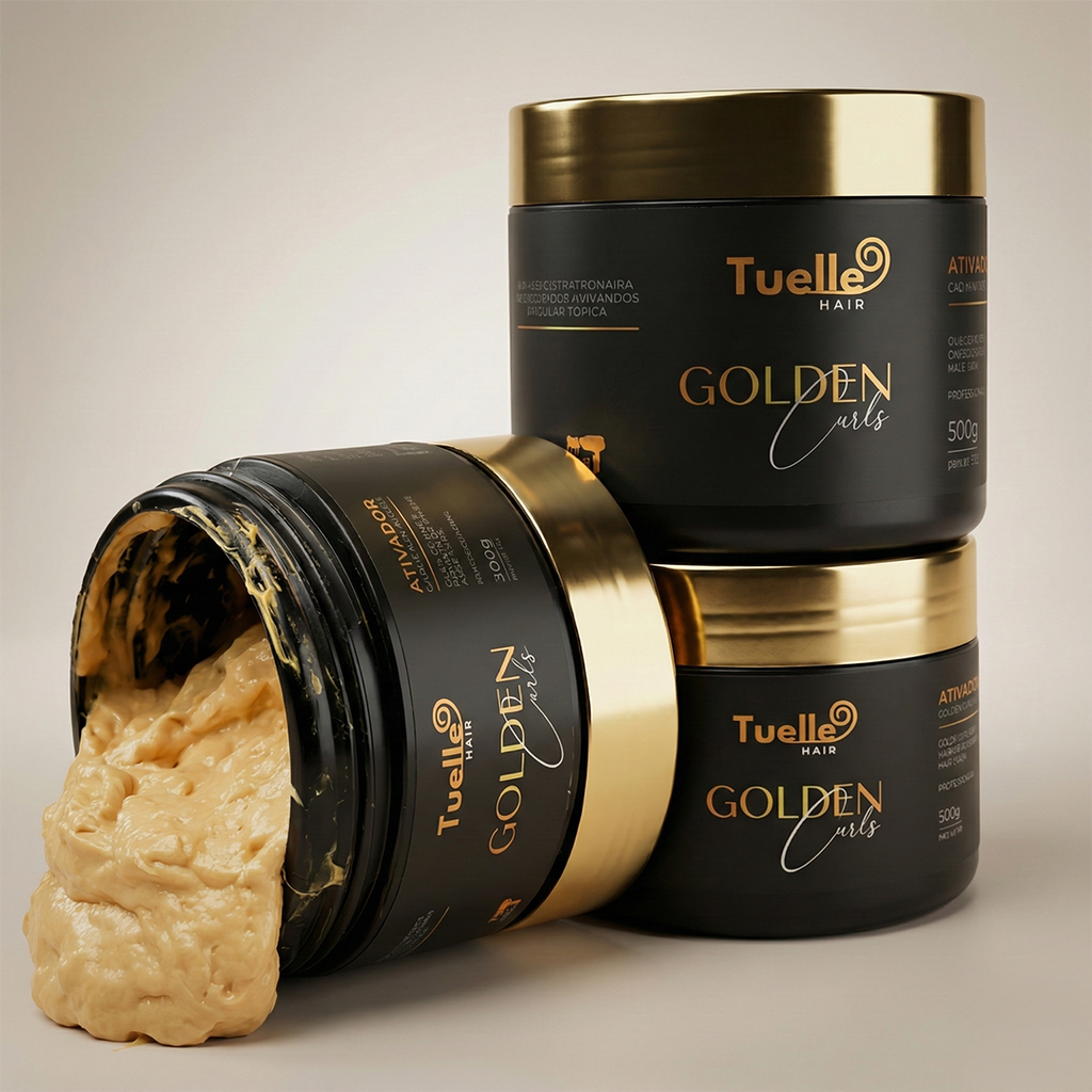 Ativador de Cachos Golden Curls (500g) - Tuelle Hair