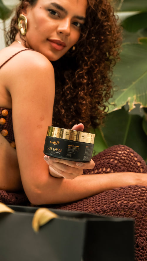 Ativador de Cachos Golden Curls (500g) - Tuelle Hair