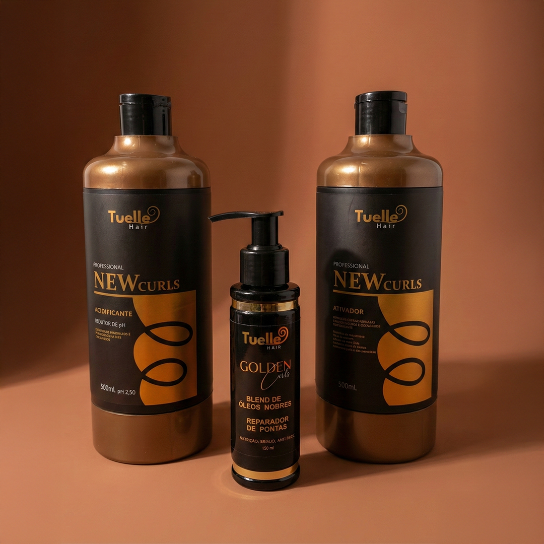 Kit New Curls 500ml - Tuelle Hair