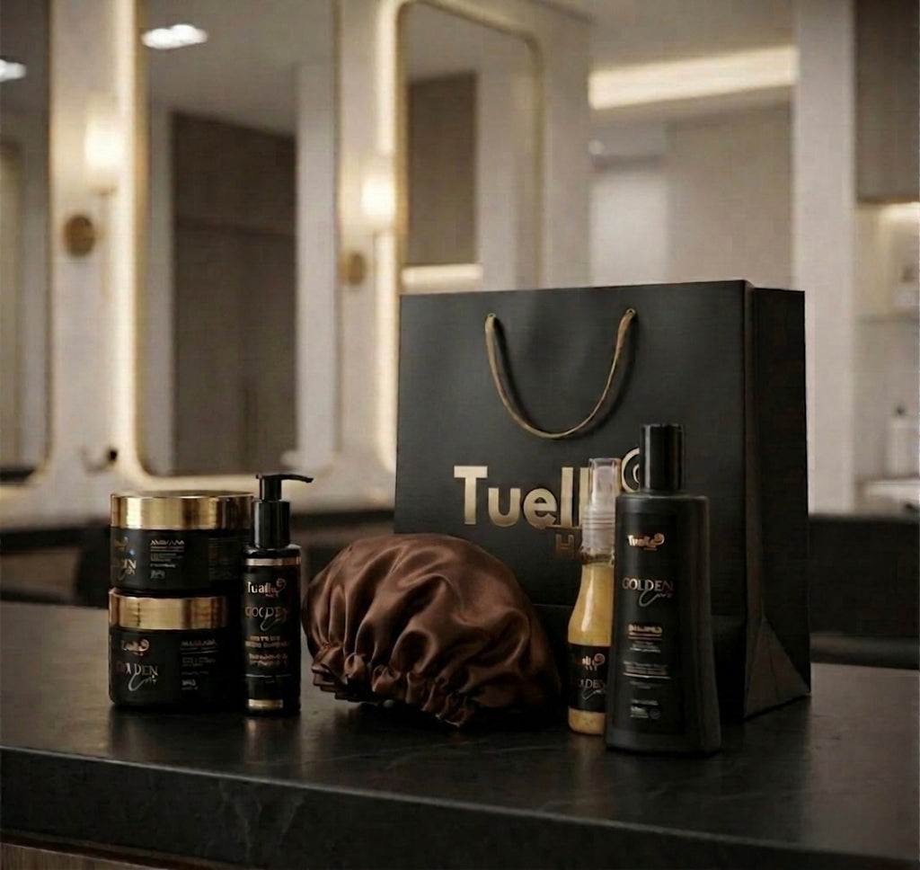 Kit Cachos de Ouro- 250g (5 Passos) - Tuelle Hair